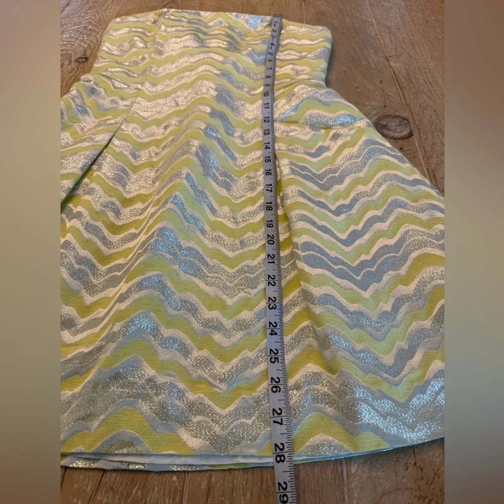 Lily Pulitzer Sherry Starfruit Wingman Strapless Dress 6 - Picture 4 of 8